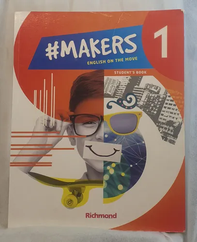 comprar Livro #makers 1 - English On The Move - Student's Book - Izaura Valverde - Editora Richmond