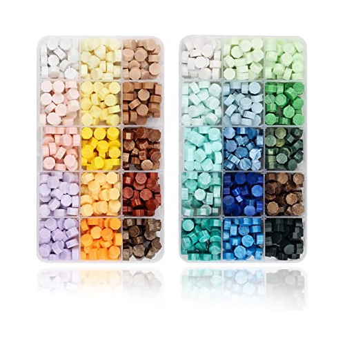 Perlas De Cera Sellado, 900 Piezas 30 Colores - Suminis...