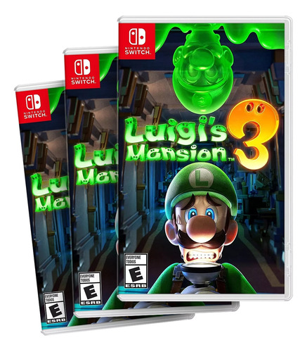 Combo Com 3 Luigi Mansion 3 Switch Midia Fisica