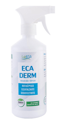 Spray Antiséptico Cicatrizante Para Mascotas Ecaderm 500ml