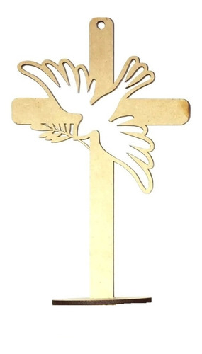 15 Cruz Elegante Paloma 30cms Bautizo Confirmación Comunión