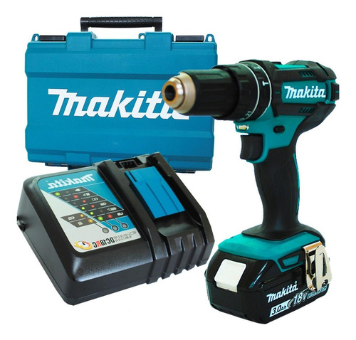 Rotomartillo Inal.1/2   1 Bateria 18v 3ah Makita Dhp482rfe