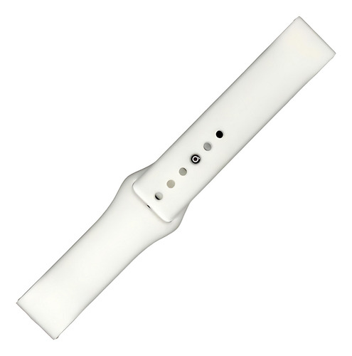 Pulseira Borracha Silicone Para Haylou Solar Plus Ls16 22mm Cor Branco