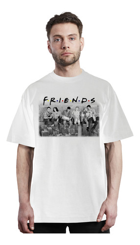 Friends - Alturas - Blanca -series De Culto - Polera