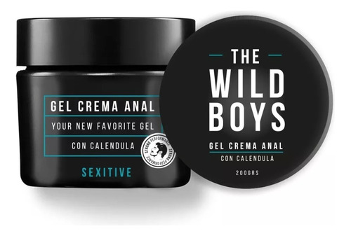 Lubricante Gel Crema Anal  The Wild Boys Con Calendula 200g