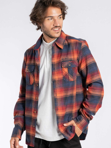 Camisa Masculina Flanelada Xadrez Broken Rules