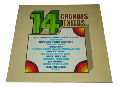 Lp Vinil 14 Grandes Exitos Importado Espanha 1978 