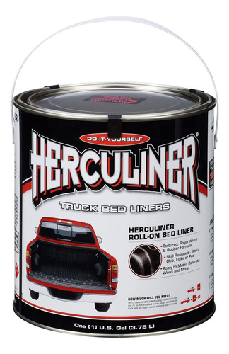 Herculiner Forro Enrollable Para Caja Camioneta Lata 1 Galon