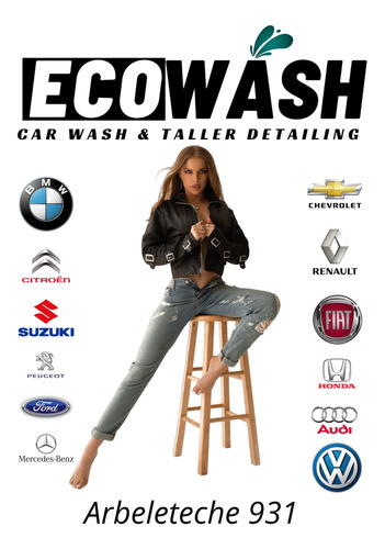 Limpieza De Tapizados Autos+interior+lavado Exterior Ecowash
