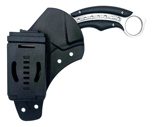 Canivete Karambit Prata Escorpião Full Tang Bainha Polímero