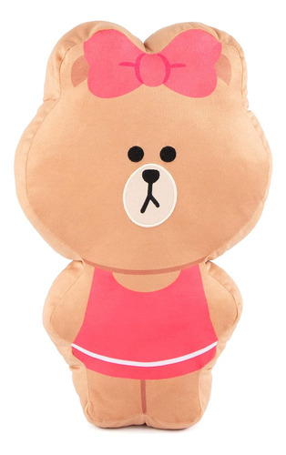 Line Friends Brown & Friends - Almohada Decorativa Form...