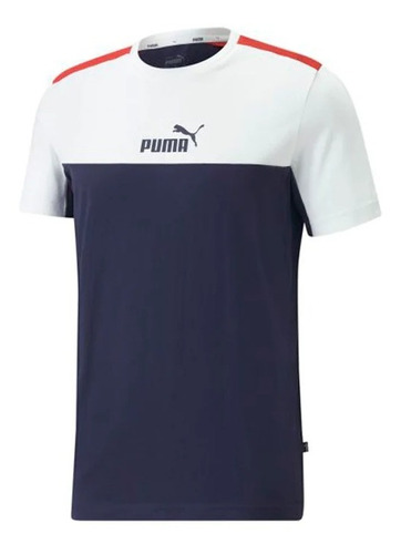 Remera Puma Essential Block Casual Moda - Auge