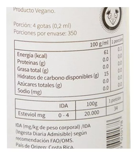 Tercera imagen para búsqueda de stevia liquida