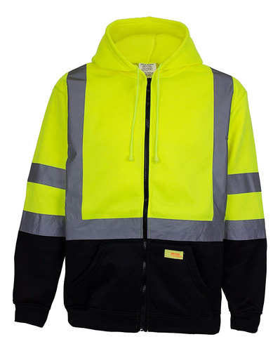 H9012 Sudadera De Alta Visibilidad Hombre, Clase 3 Ansi...