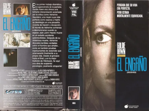 comprar El Engaño Vhs Goldie Hawn Deceived Vhs Sin Caja