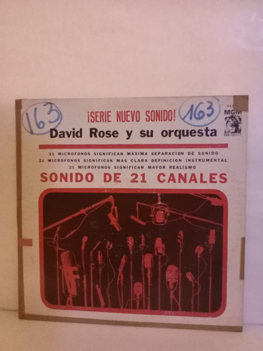 David Rose Y Su Orquesta- Sonido De 21 Canales- Lp Argentina