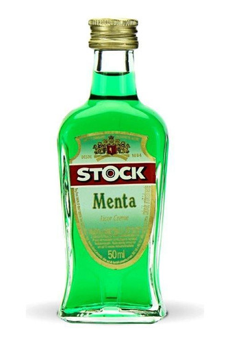 Miniatura Licor Creme De Menta Stock Garrafa 50ml