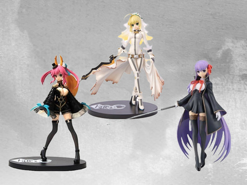 Set 3 Figuras Anime Fate Stay Night (Usado)