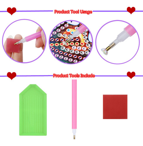 Kit De Pintura De Diamante Doble Con Forma De Pavo Real, 5d,
