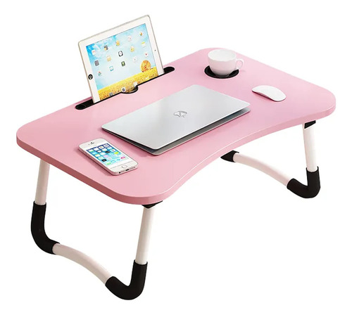 Escritorio Para Laptop Mesa Cama Plegable Portatil Sofa Rosa