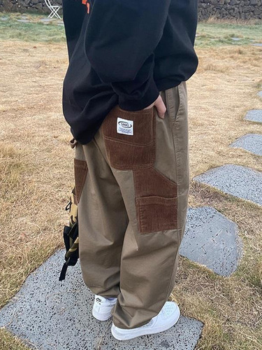 Hombre Streetwear Pantalones Sueltos De Estilo Japonés Jogge