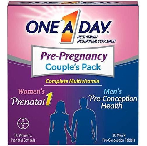 One A Day Prenatal Pre-embarazo Multivitamina Para La Pareja