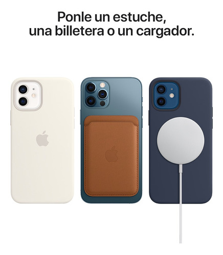 Imagen 4 de 4 de Billetera Porta Tarjetas iPhone Leather Wallet With Magsafe