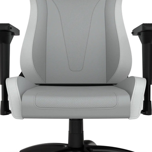 Imagen 3 de 6 de Silla Gamer Corsair Tc200 Cuero Gris / Blanco Cf-9010045-ww