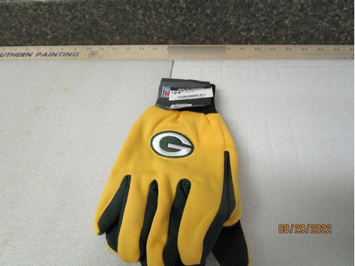 Qty (6) Green Bay Packers Color Palm Golve - Foco - New! Mmf