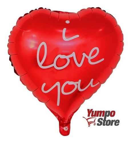 Pack 24 Globos Metalicos De Amor Te Amo Con Varillas