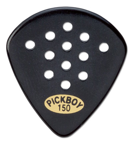 Pickboy Pos-a-grip, Jazz, Negro, Celulosa, 1,50mm, 10pas