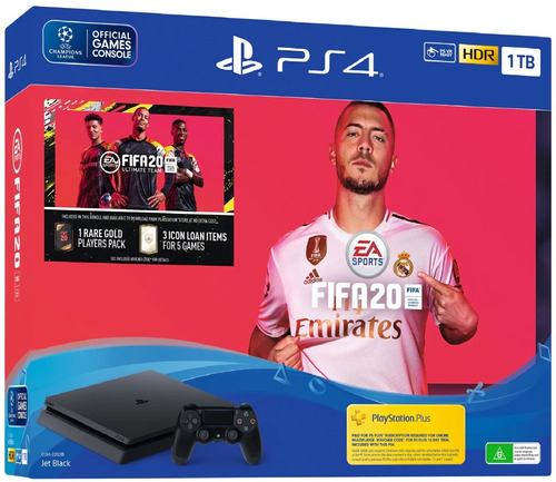 Consola Playstation 4 Slim 1tb Con Juego Fifa 20 Fisico