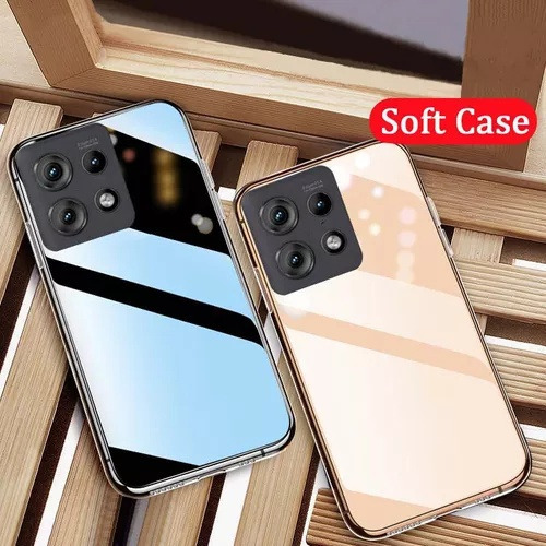 Para Moto G75 5g Clear Full Protective Case + Mica