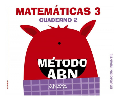 Libro Nivel Iii Cuaderno Matemáticas 2  Abn  Infantil 5 Añ