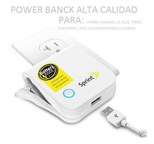 Cargador Portatil Usb Power Bank Con Micro Usb