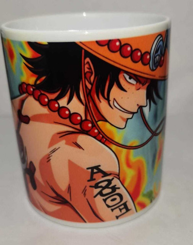 Mug  De Anime One Piece / Portas D Ace