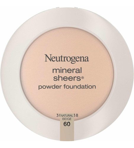 Neutrogena Mineral Sheers. Base Compacta En Polvo Mineral
