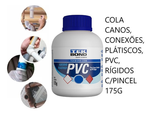 Cola Cano Tubos Conexões Plastico De Pvc Rigido Tubo 175g