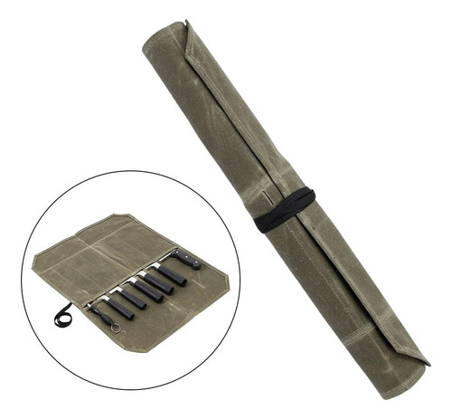 Wang Estuche Plegable Chef Roll Bag Bolsillos De