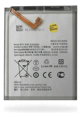 Bateria Samsung A53 / A33 Sm-a536e Sm-a336 Eb-ba336aby