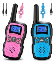 Comprar Wishouse Walkie Talkies Recargables Para Niños Con Cargador 