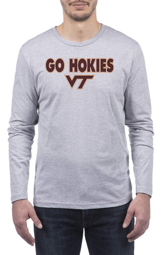 Top Of The World Virginia Tech Hokies Camiseta De Manga Larg