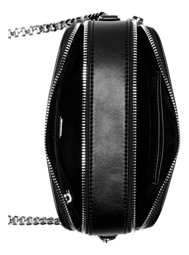 Bolsa Guess Factory Le960970-bla Acabado de los herrajes Níquel Color Negro Correa de hombro Negro Diseño de la tela Lisa