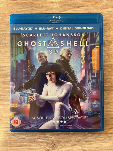 Blu-ray Ghost In The Shell 2d 3d Importado 3d Legendado Ptbr