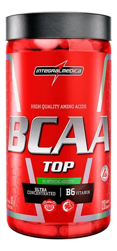 Aminoácido BCAA Top 120g – Vitamina B6, Rápida Absorção – Integra...