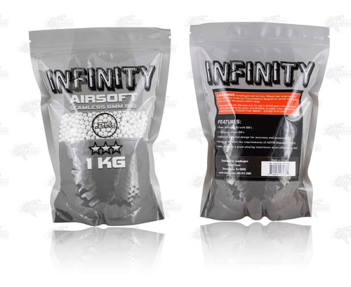 Infinity Bbs 6mm .25 Gr 1 Kg Airsoft 6mm Blanco White Xtreme