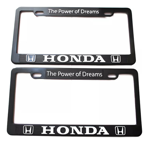Par Portaplacas Marco De Placa Honda Hr-v Uniq 2019