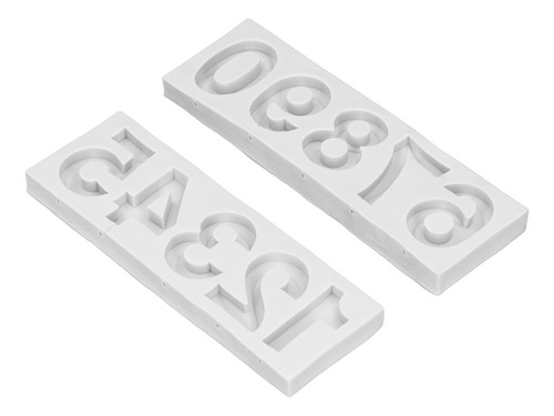 Molde Con Números Para Decoración De Magdalenas, 0-9, Carame