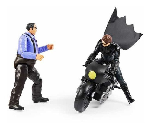 Batman Batcycle Pack Con 4 Figuras