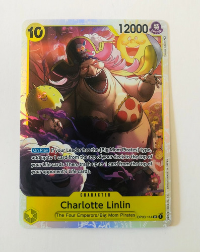 Charlotte Linlin. (big Mom) Op03-114. Super Rare. One Piece.